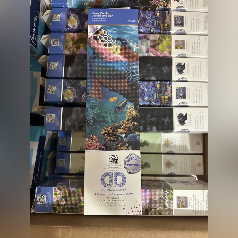 2 Diamond Dotz Special Edition Coral Garden Art Kits